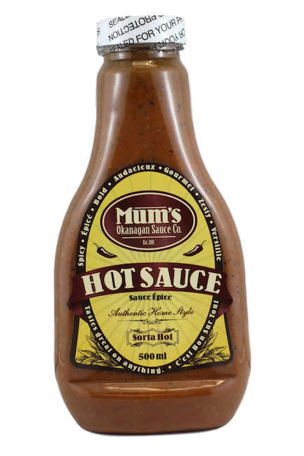 MUMS OKANAGAN SAUCE CO HOT SAUCE SORTA HOT