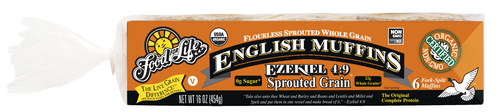 FOOD FOR LIFE ORGANIC ENGLISH MUFFINS SPROUTED GRAIN