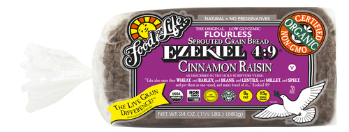 FOOD FOR LIFE ORGANIC SPROUTED GRAIN CINNAMON BREAD