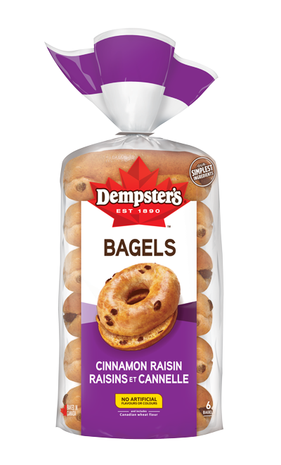 DEMPSTER'S BAGELS CINNAMON RAISIN