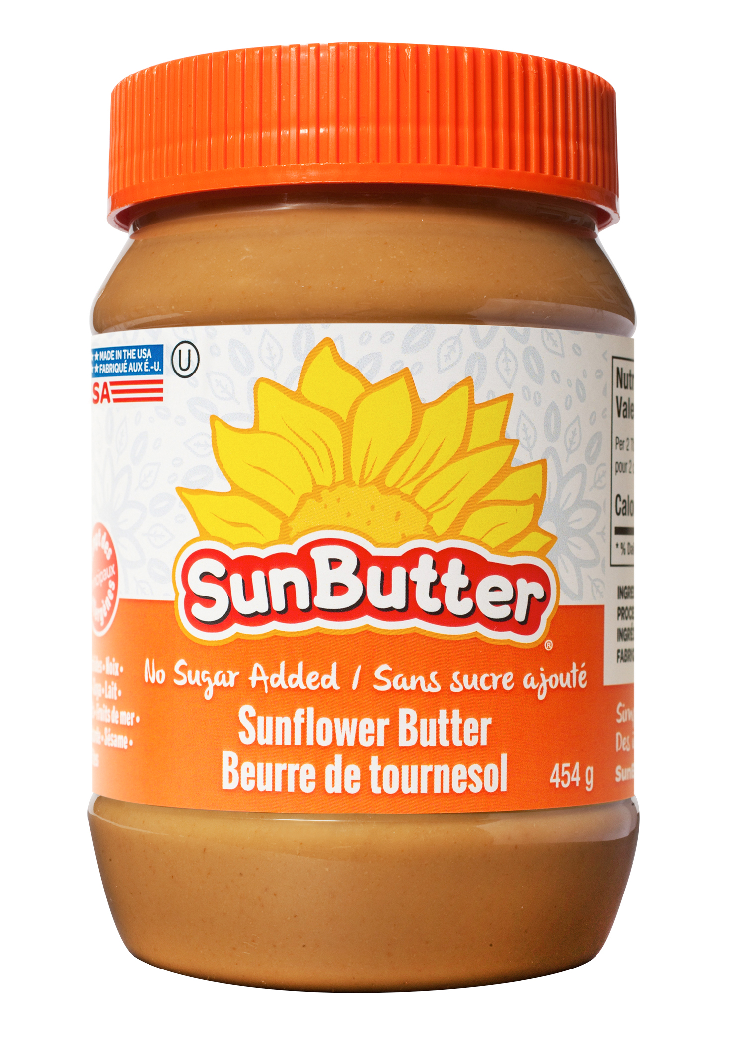SUNBUTTER NO SUAGR ADDED SUNFLOWER BUTTER