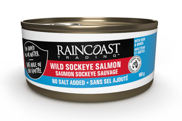 RAINCOAST TRADING WILD SOCKEYE SALMON NO SALT ADDED