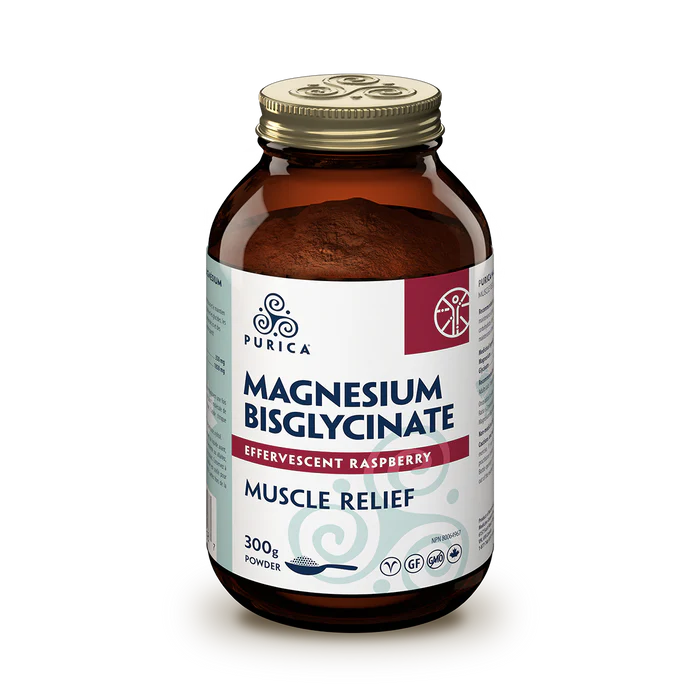 PURICA MAGNESIUM BISGLYCINATE POWDER RASPBERRY