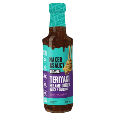 NAKED & SAUCY ORGANIC TERIYAKI SESAME GINGER