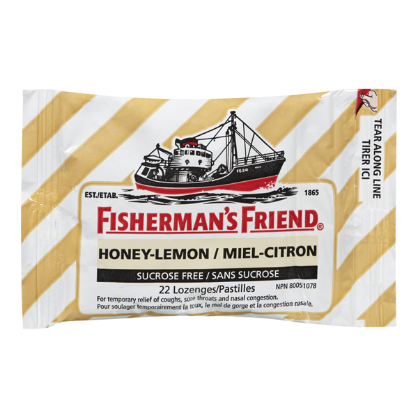 FISHERMANS FRIEND HONEY LEMON SUCROSE FREE