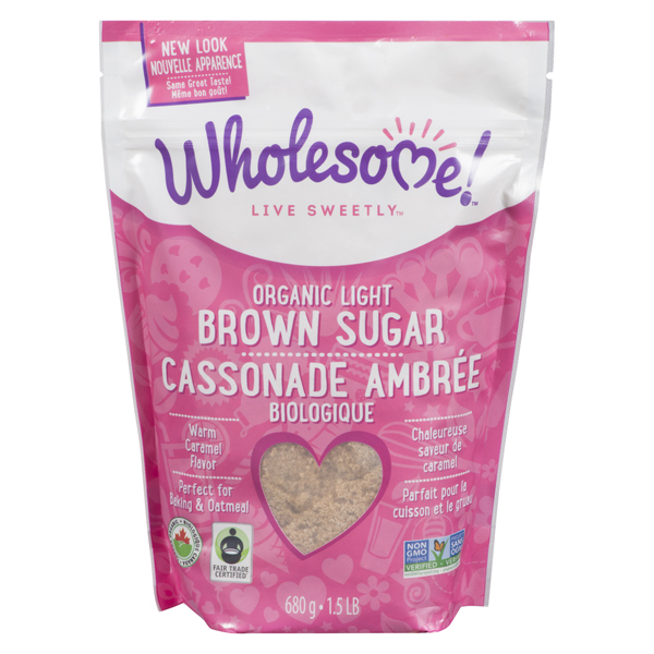 WHOLESOME ORGANIC LIGHT BROWN SUGAR