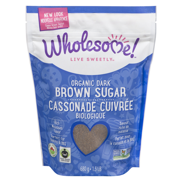WHOLESOME ORGANIC DARK BROWN SUGAR