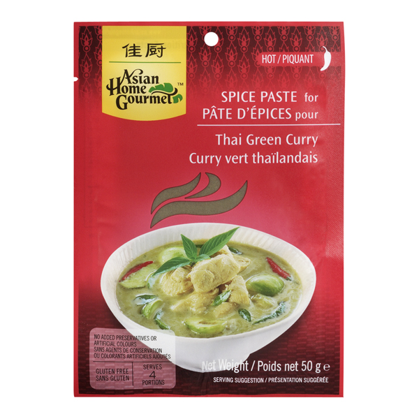 ASIAN HOME GOURMET THAI GREEN CURRY PASTE