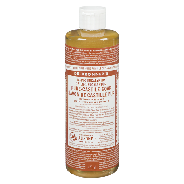DR BRONNERS EUCALYPTUS PURE-CASTILE SOAP