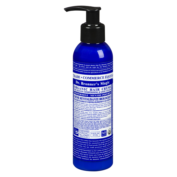 DR BRONNERS ORGANIC HAIR CREME PEPPERMINT