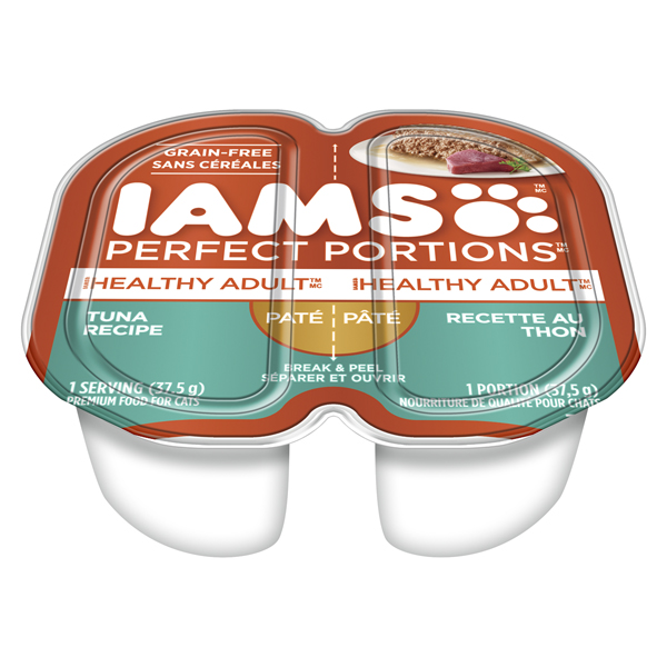 IAMS PERFECT PORTIONS HEALTHY ADULT TUNA RECIPE PATE