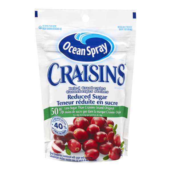 OCEAN SPRAY CRAISINS REDUCED SUGAR