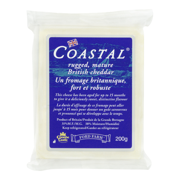 COOMBE CASTLE COASTAL RUGGED MATURE BRITISH CHEDDAR