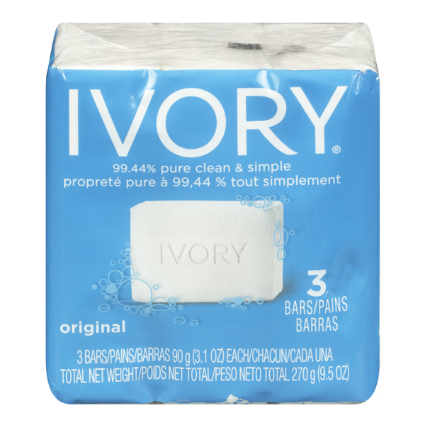 IVORY BAR SOAP 3 PACK