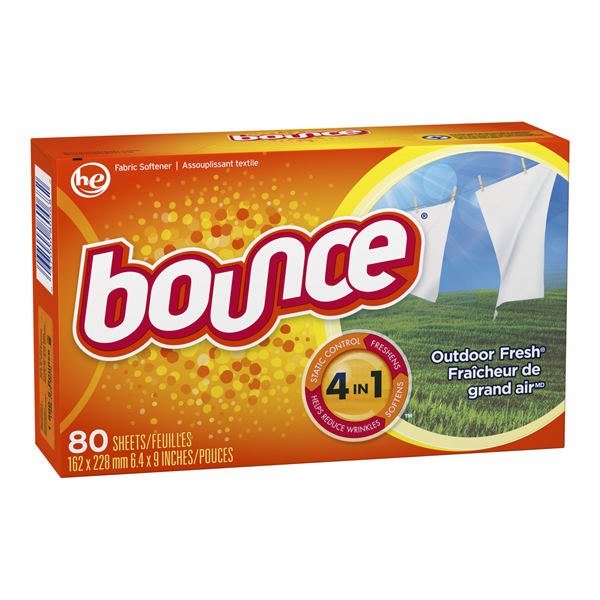 BOUNCE FABRIC SHEETS OUTDOOR FRESH