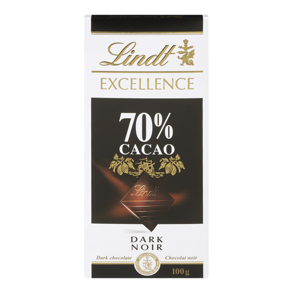LINDT EXCELLENCE 70% CACAO DARK CHOCOLATE