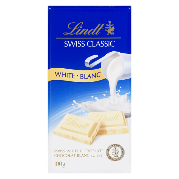 LINDT SWISS CLASSIC WHITE CHOCOLATE