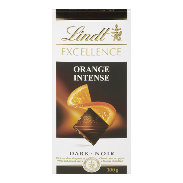 LINDT EXCELLENCE ORANGE DARK CHOCOLATE BAR