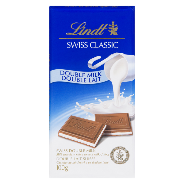 LINDT SWISS CLASSIC DOUBLE MILK CHOCOLATE