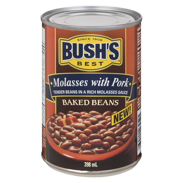 BUSH'S BAKED BEANS MOLASSES WITH PORK