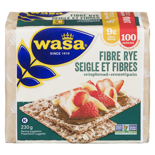 WASA CRISPBREAD FIBRE RYE