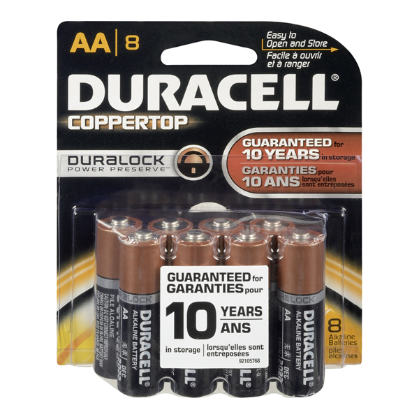DURACELL COPPERTOP AA