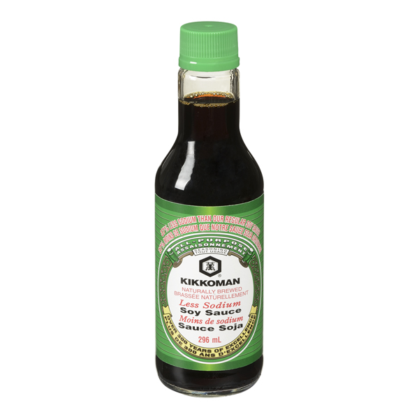 KIKKOMAN SOY SAUCE LESS SODIUM