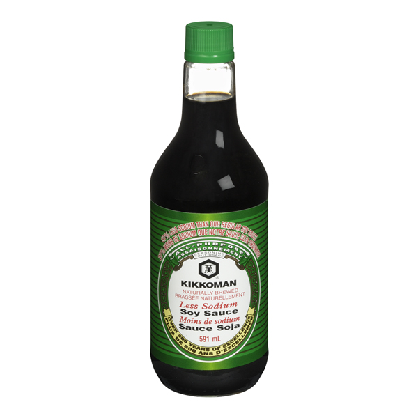 KIKKOMAN SOY SAUCE LESS SODIUM