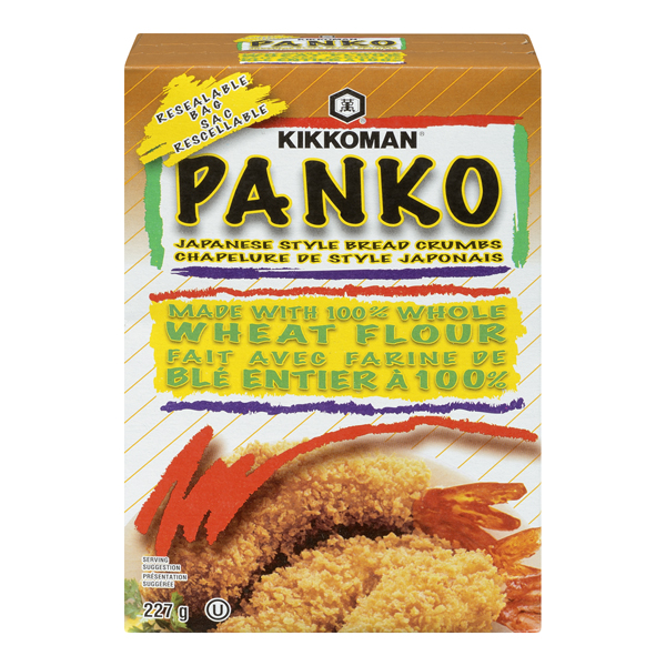 KIKKOMAN PANKO BREAD CRUMBS W/ 100% WHOLE WHEAT FLOUR