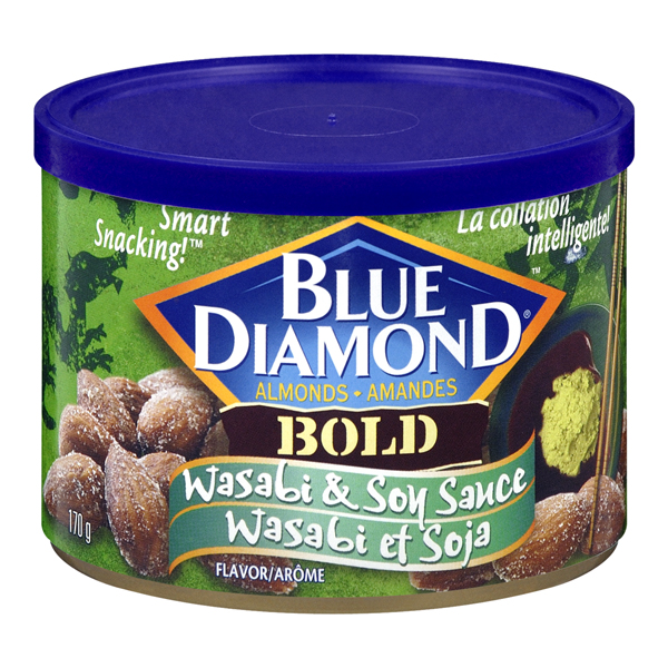 BLUE DIAMOND ALMONDS BOLD WASABI & SOY SAUCE