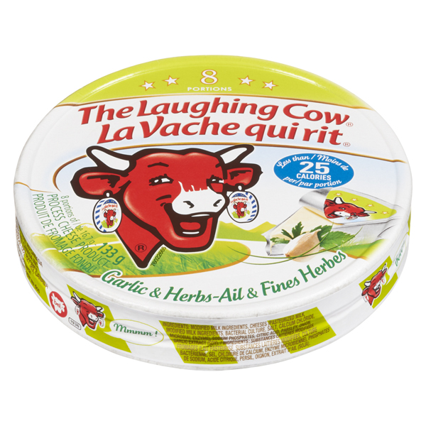 THE LAUGHING COW CHEESE GARLIC & HERBS 8PK