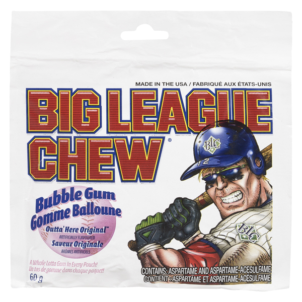 BIG LEAGUE CHEW BUBBLE GUM ORIGINAL