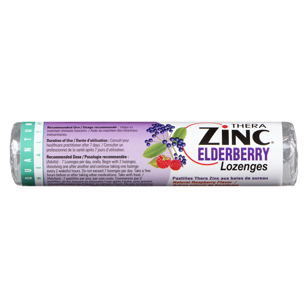 QUANTUM HEALTH ZINC ELDERBERRY RASPBERRY