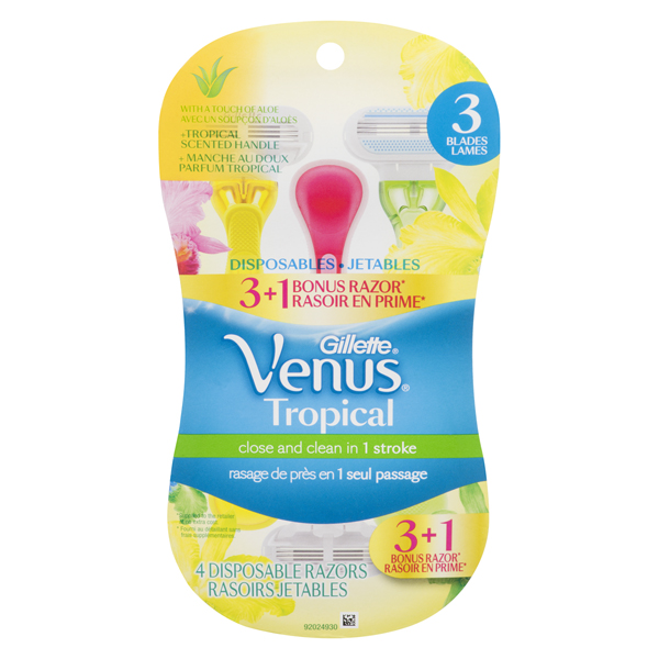 GILLETTE VENUS TROPICAL DISPOSABLES