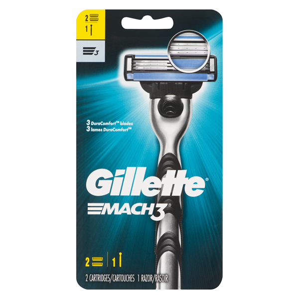 GILLETTE  MACH 3 RAZOR WITH EXTRA BLADES