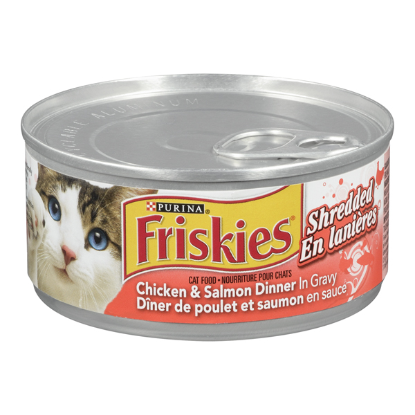FRISKIES SHREDDED CHICKEN & SALMON DINNER