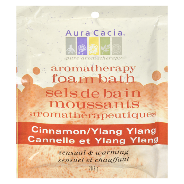 AURA CACIA AROMATHERAPY FOAM BATH CINNAMON/ YLANG YLANG