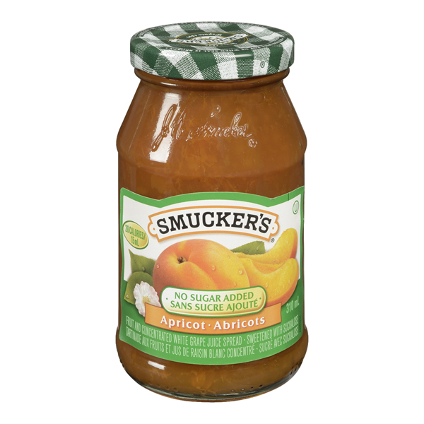 SMUCKERS NO SUGAR ADDED APRICOT SPREAD