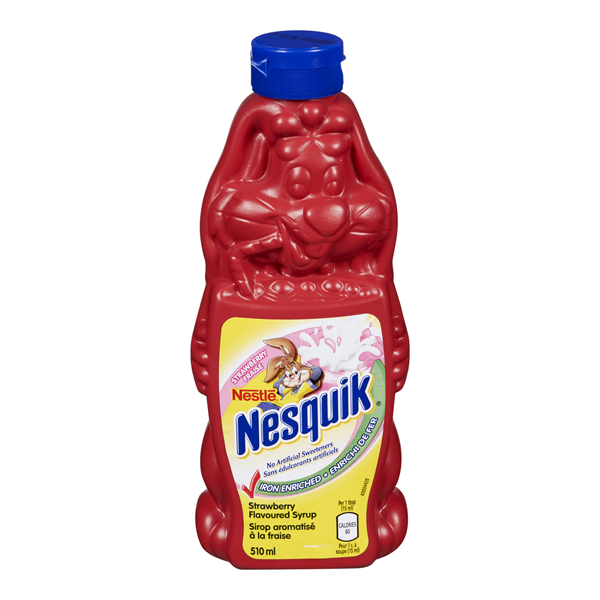 NESQUIK STRAWBERRY FLAVOURED SYRUP