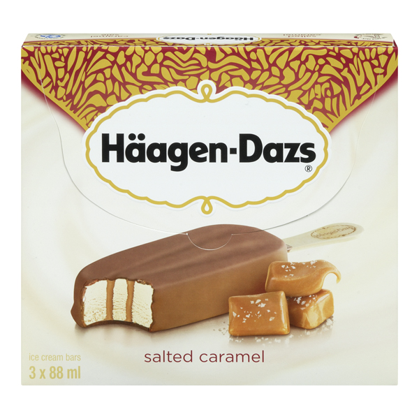 HAAGEN DAZS BAR SALTED CARAMEL