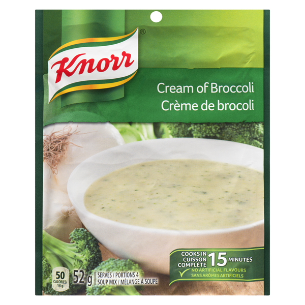 KNORR SOUP MIX CREAM OF BROCCOLI