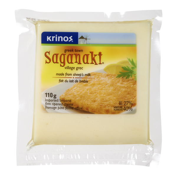 KRINOS GREEK TOWN SAGANAKI COW & GOAT CHEESE
