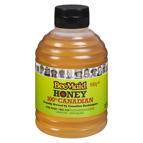 BEEMAID 100% CANADIAN PASTURIZED WHITE HONEY