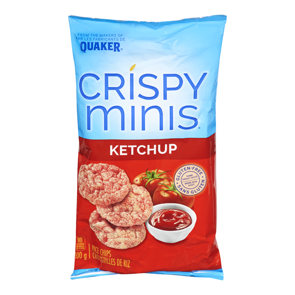 QUAKER CRISPY MINIS KETCHUP RICE CHIPS