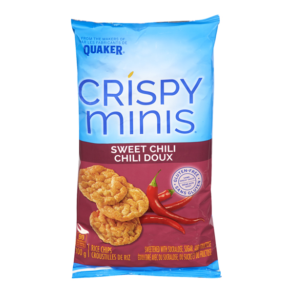 QUAKER CRISPY MINIS SWEET CHILI RICE CHIPS