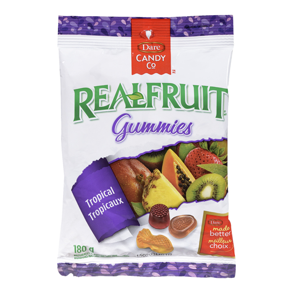 DARE REALFRUIT GUMMIES TROPICAL
