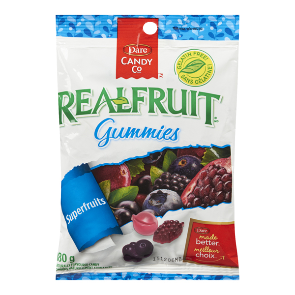 DARE REALFRUIT GUMMIES SUPERFRUITS