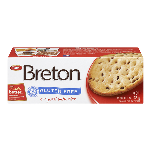 DARE BRETON GLUTEN FREE ORIGINAL W/ FLAX CRACKERS
