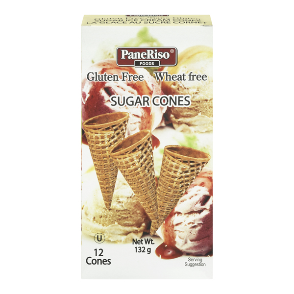 PANERISO GLUTEN FREE ICE CREAM SUGAR CONES