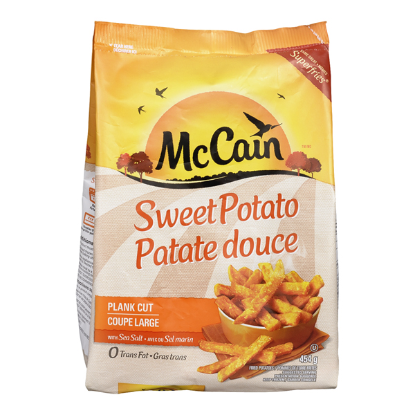 MCCAIN SUPERFRIES SWEET POTATO PLANK CUT